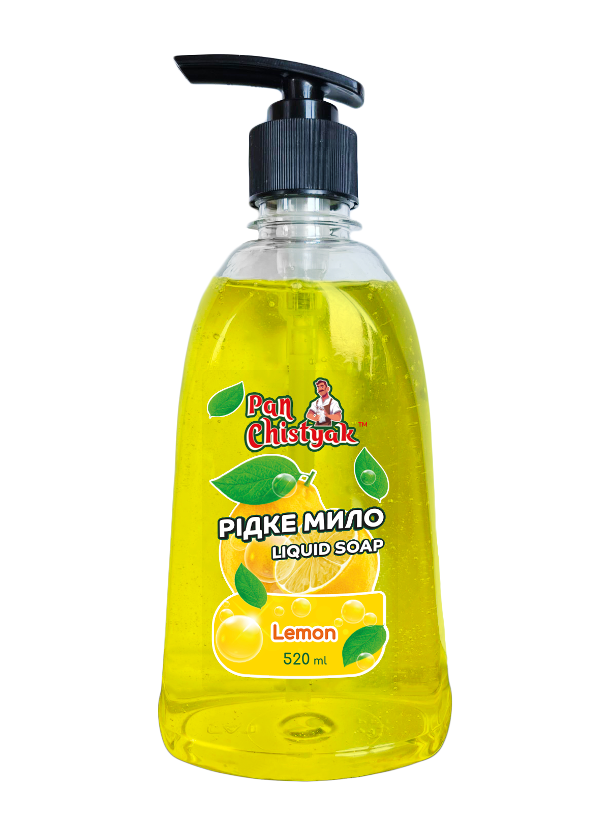 Рідке мило з ароматом лимону ТМ "Pan Chistyak", 0,5 л